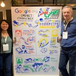 Unsere Mitarbeiter in Brüssel bei der Google Impact Challenge
